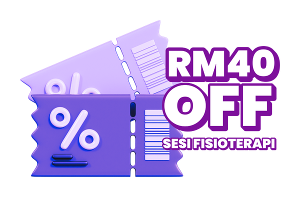 RM40 Off Sesi Fisioterapi (Muar)